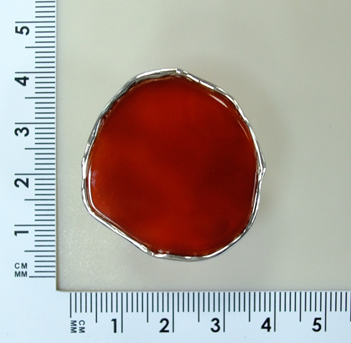 Серебряное кольцо с агатом